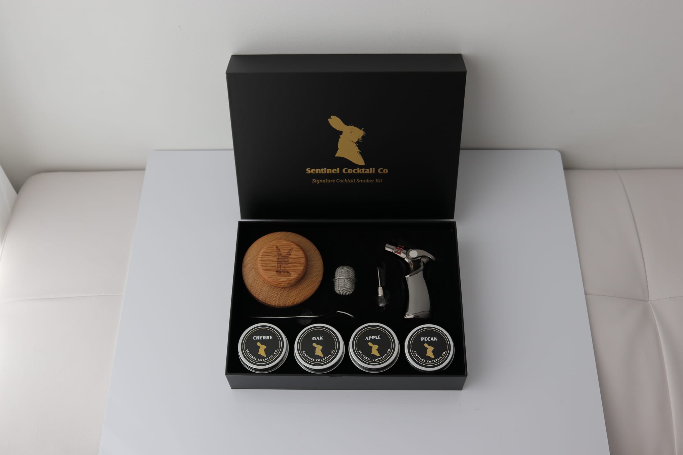 Sentinel Signature Cocktail Smoker Kit in its presentation box